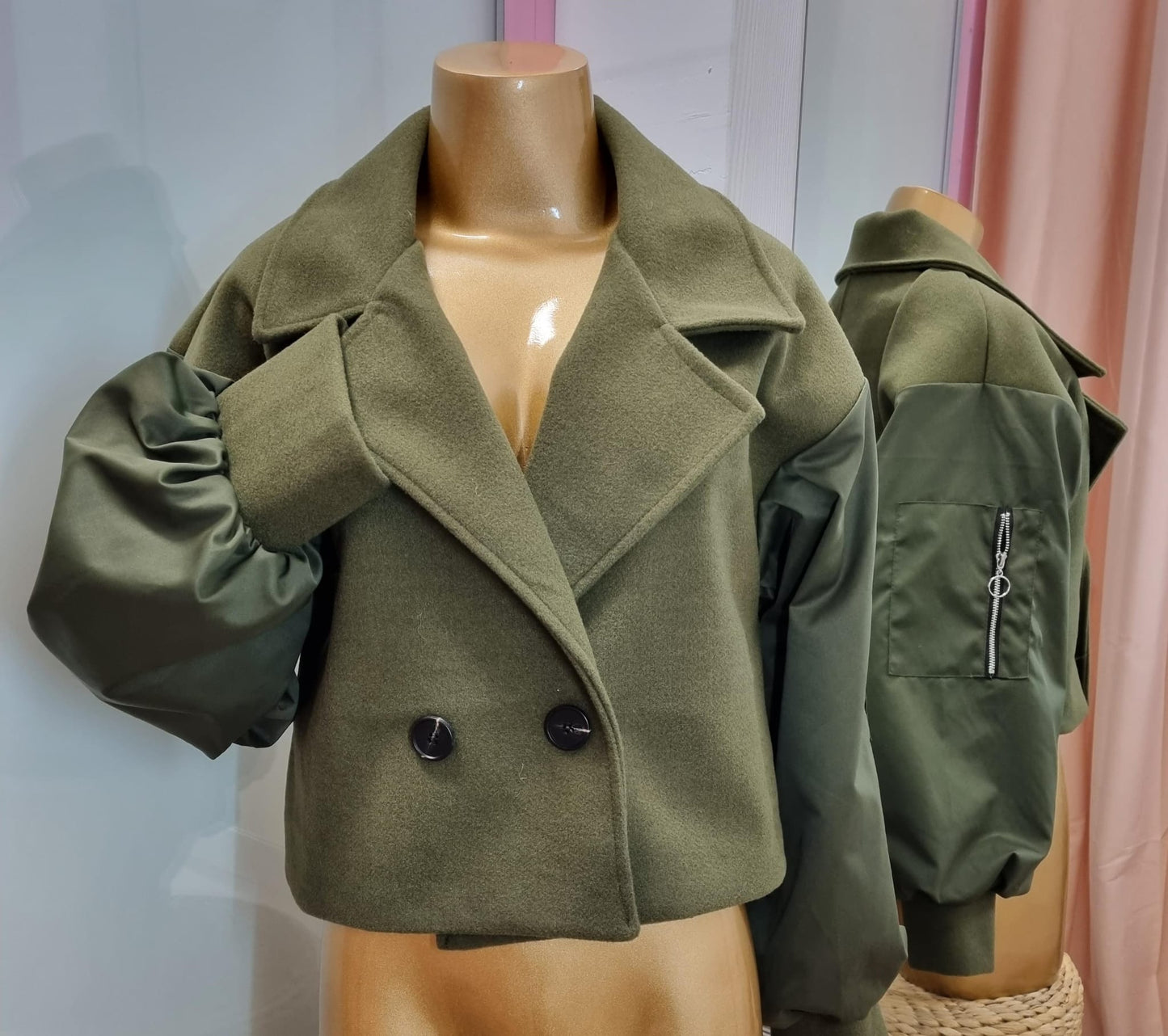 CHAQUETA MANGAS DE TELA MUJER TIPO TORERA