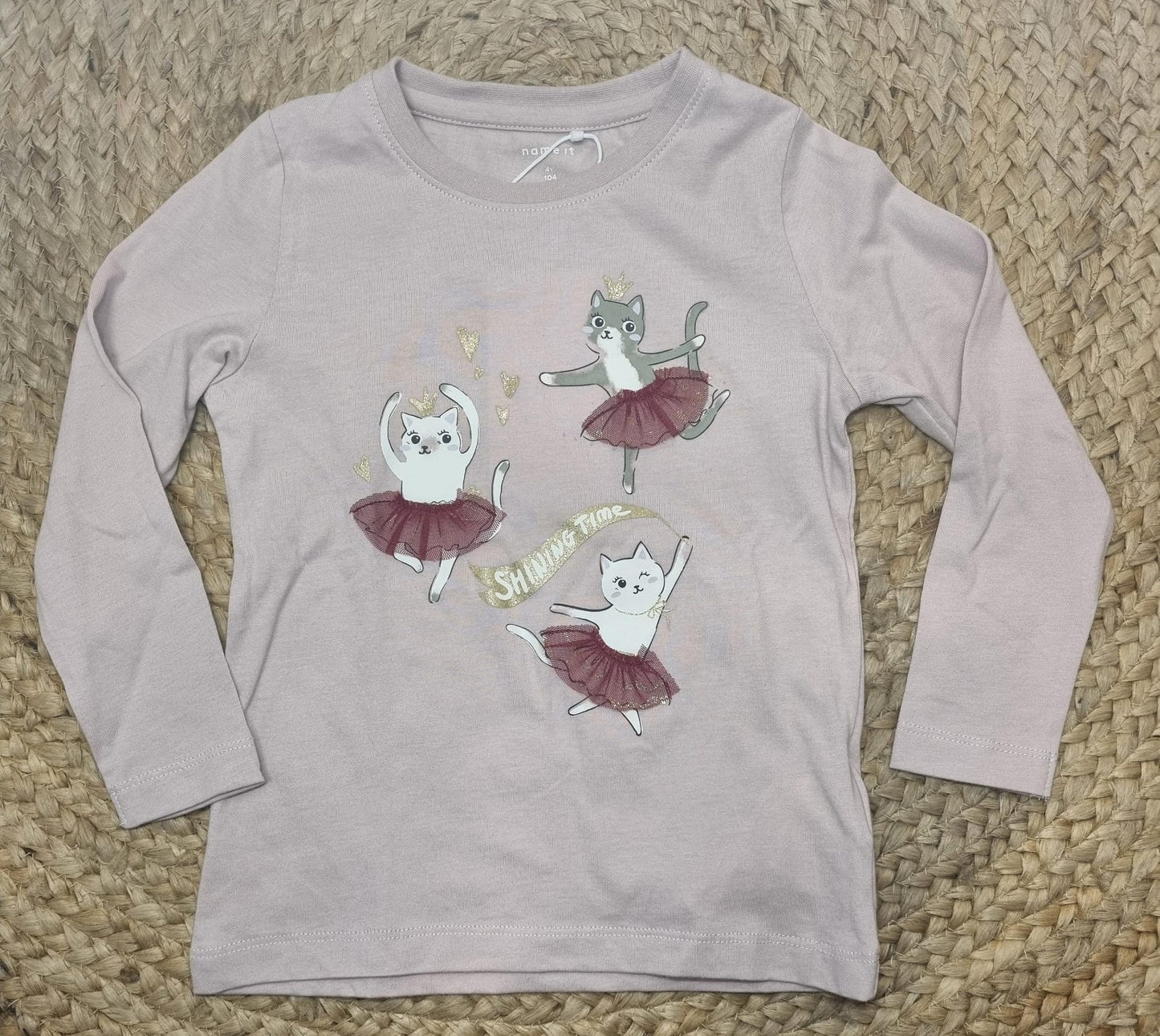 CAMISETA NIÑA NAMEIT MANGA LARGA