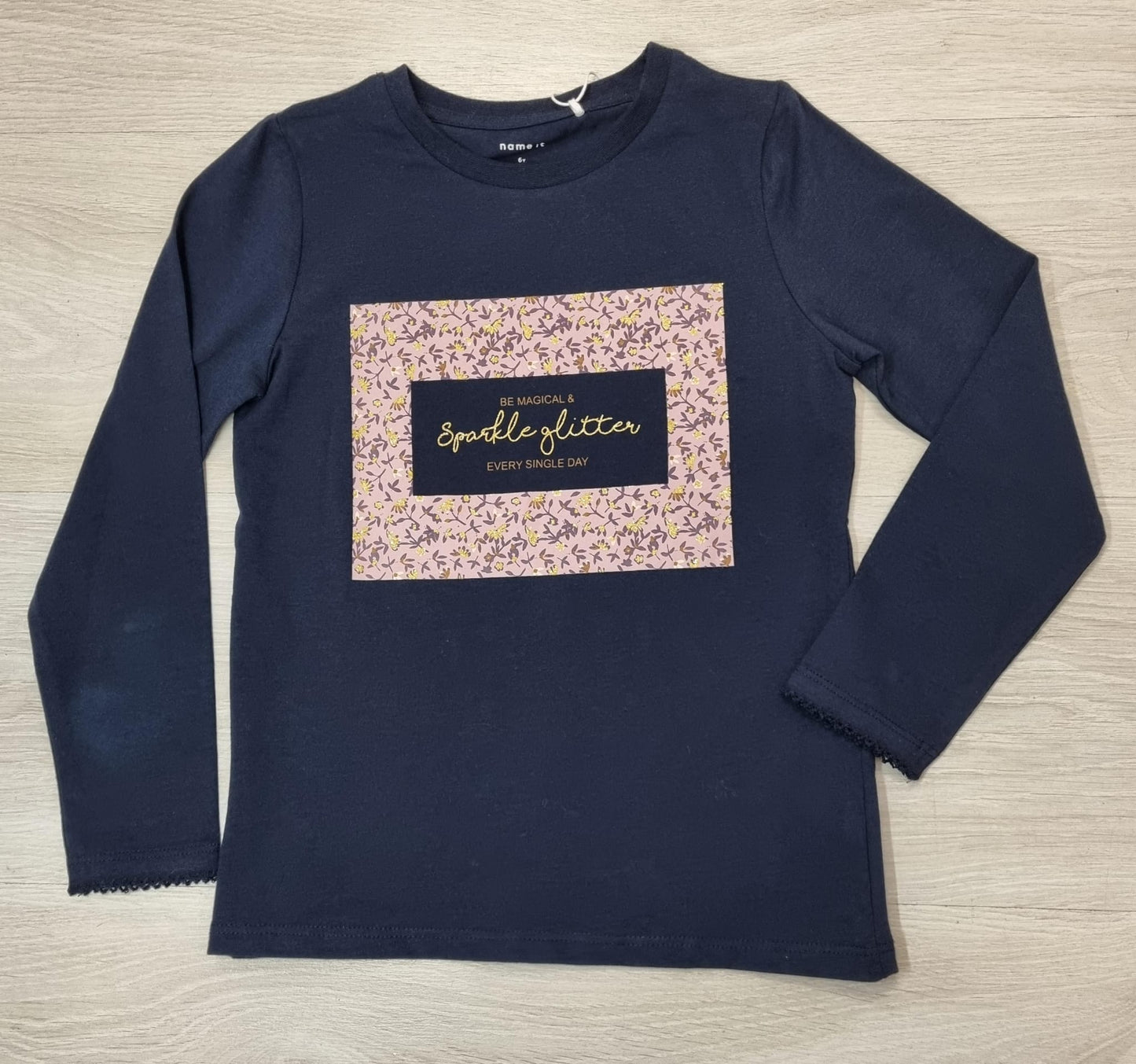 CAMISETA NIÑA NAMEIT MANGA LARGA