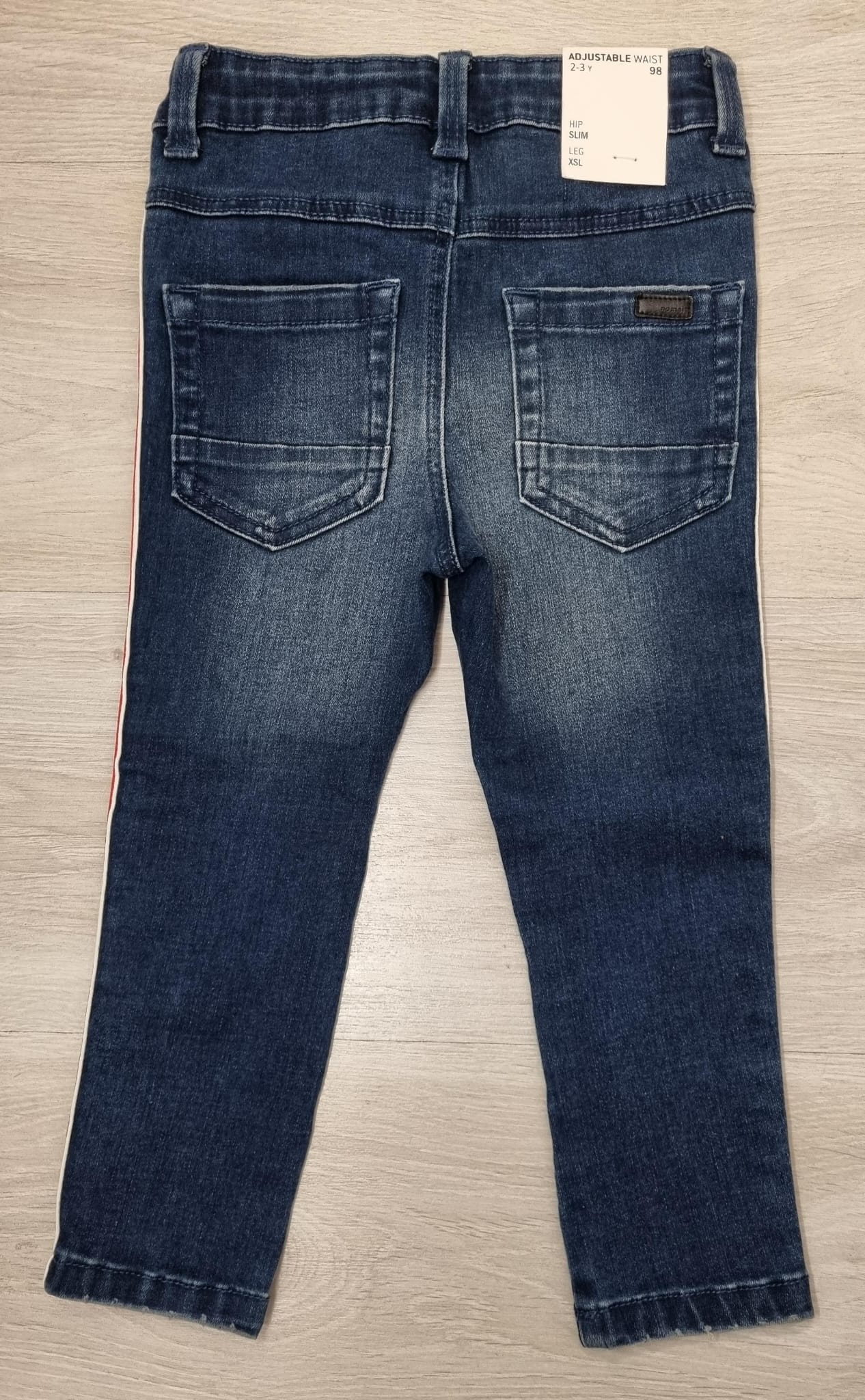 PANTALON VAQUERO NAIMET RAYAS A LOS LADOS NIÑA