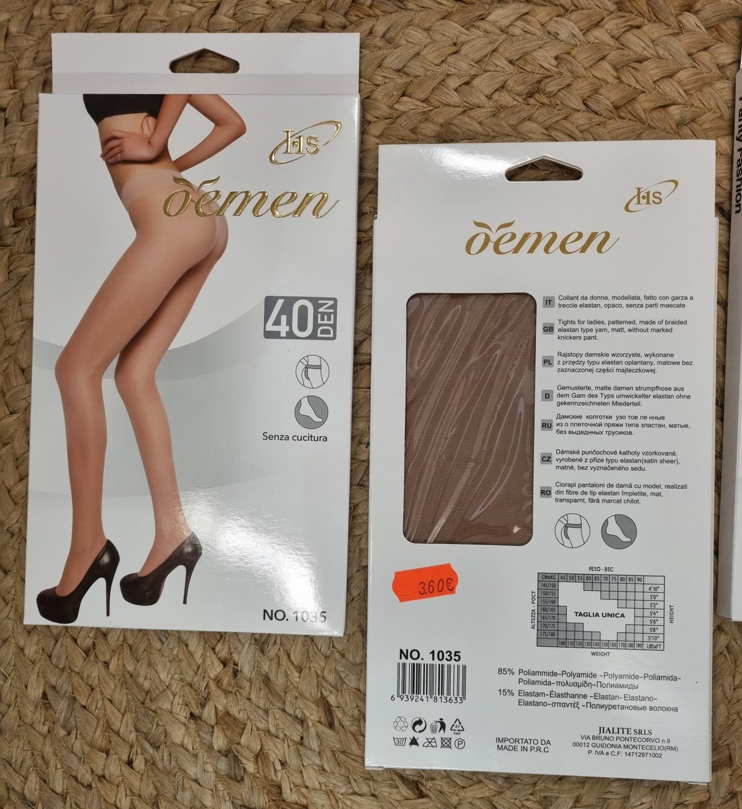 MEDIAS PANTY TALLA UNICA
