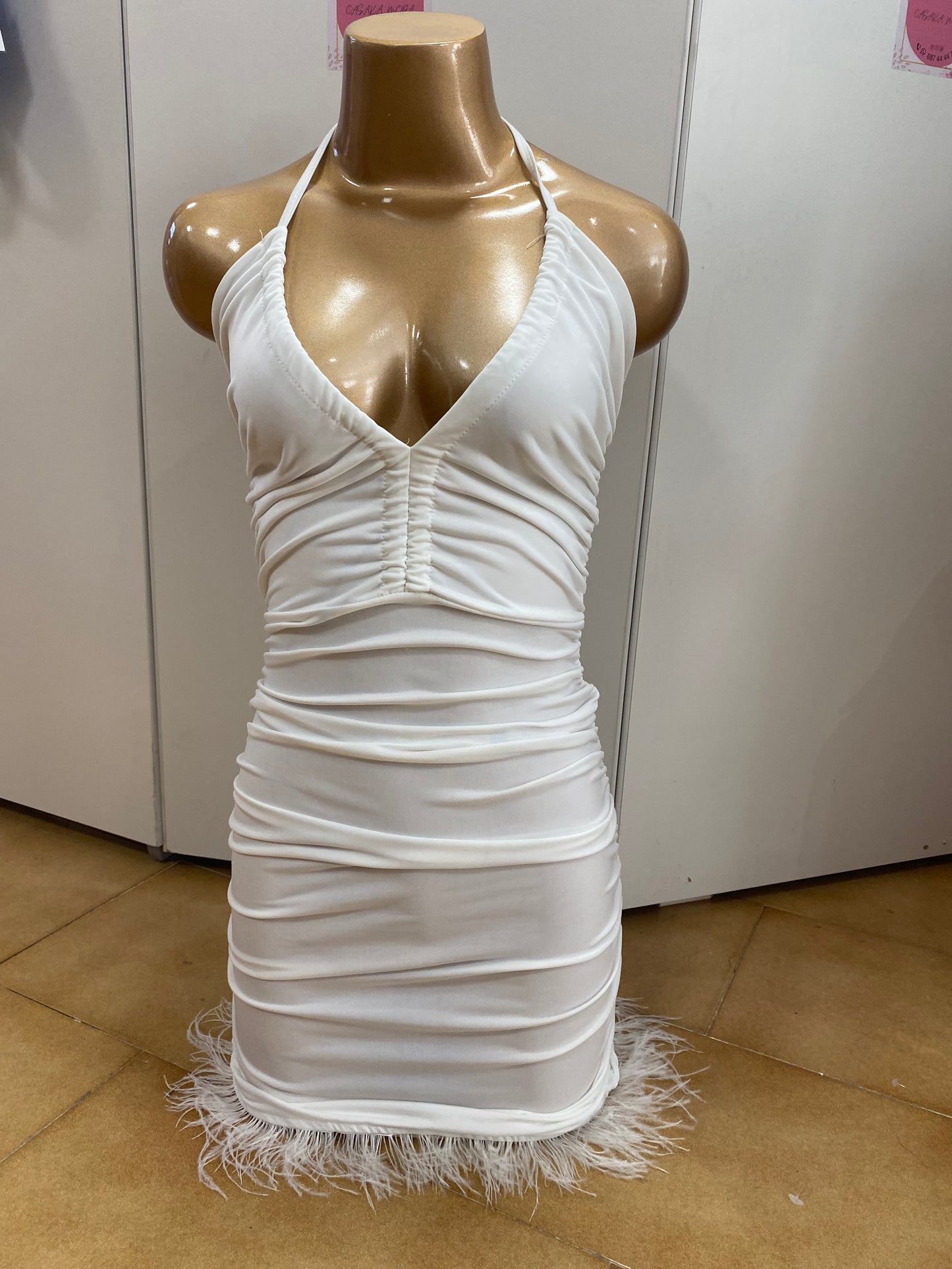 VESTIDO TIRANTES CORTO FIESTA