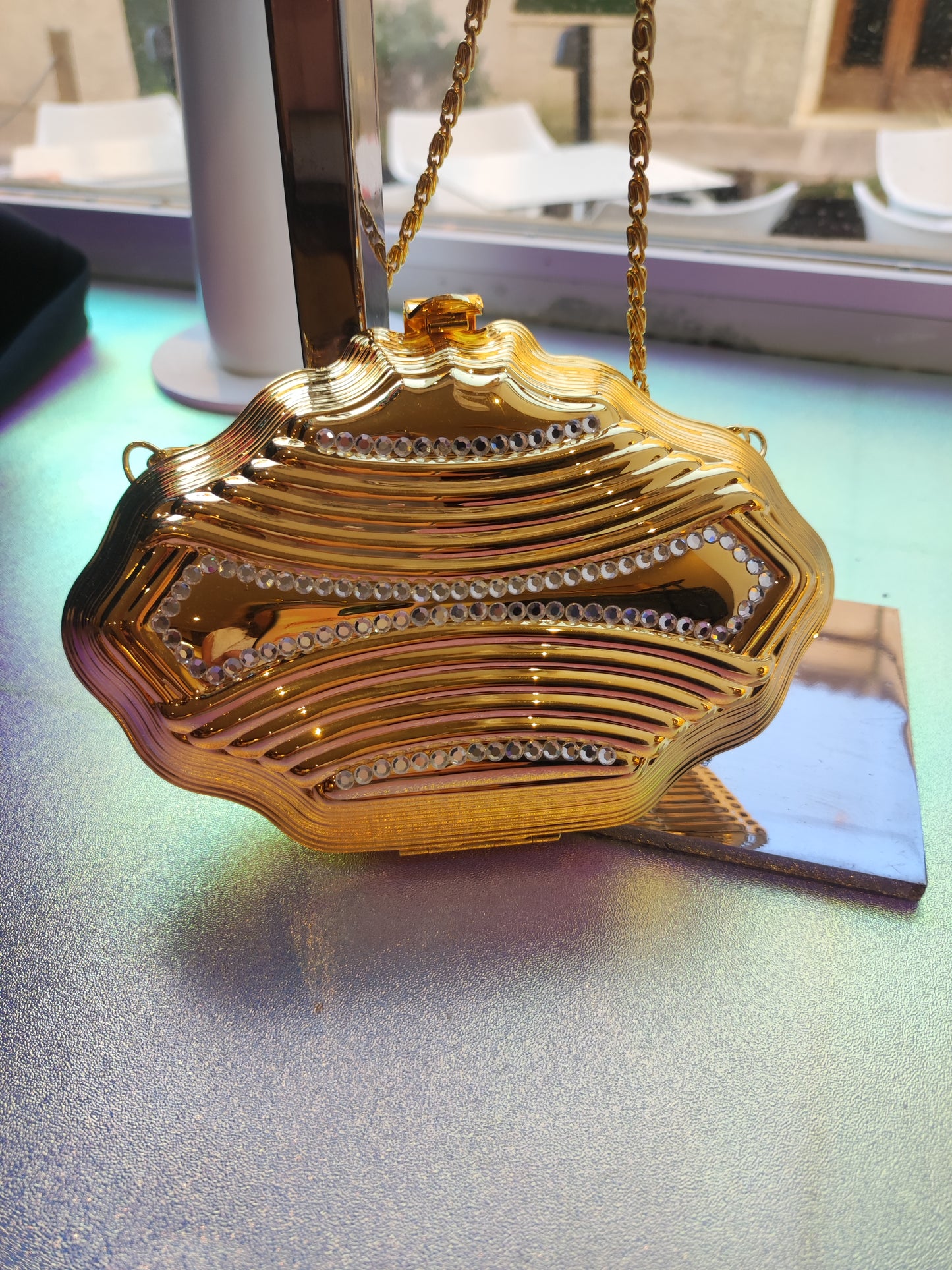 BOLSOS FIESTA DORADOS DE GRAN CALIDAD