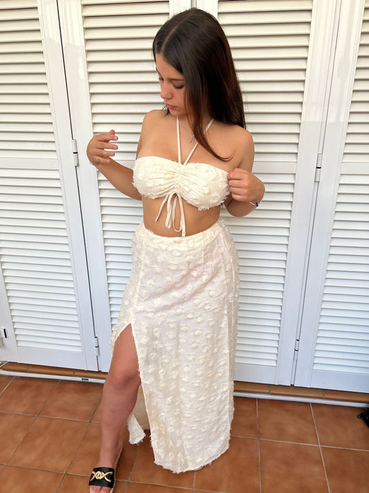CONJUNTO SHISHA TOP/FALDA