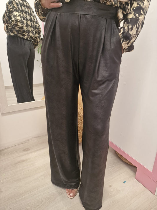 PANTALON NEGRO MODA PARIS MUJER