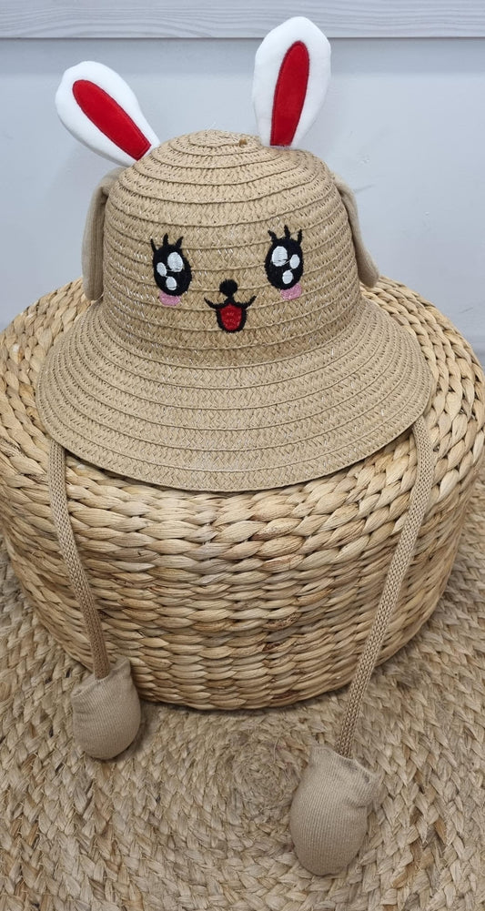 GORRA NIÑA DE PAJA