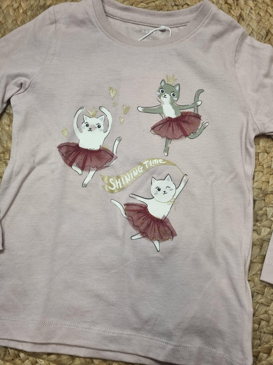 CAMISETA NIÑA NAMEIT MANGA LARGA