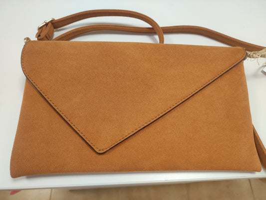 BOLSO TERCIOPELO MARRON CLARO